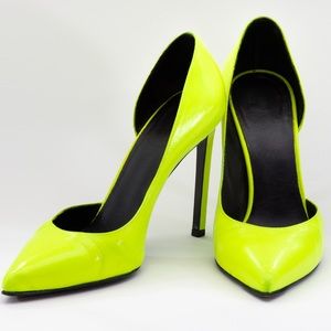 Saint Laurent D’Orsay Neon Heels.Size 37.